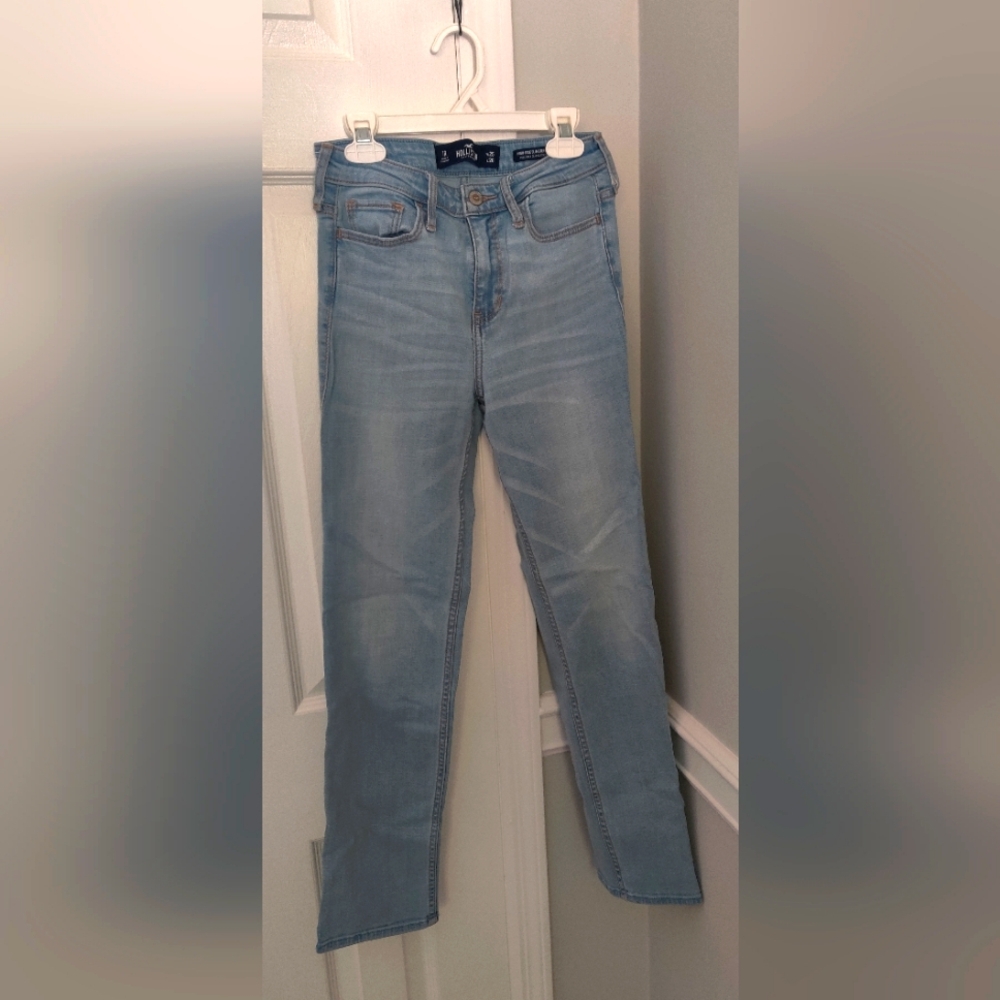 Hollister High Rise Slim Straight Jeans Women's Size 1R